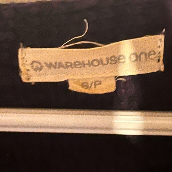 Small knitted purple and black pullover with hood n button detail - Picture 4 of 4